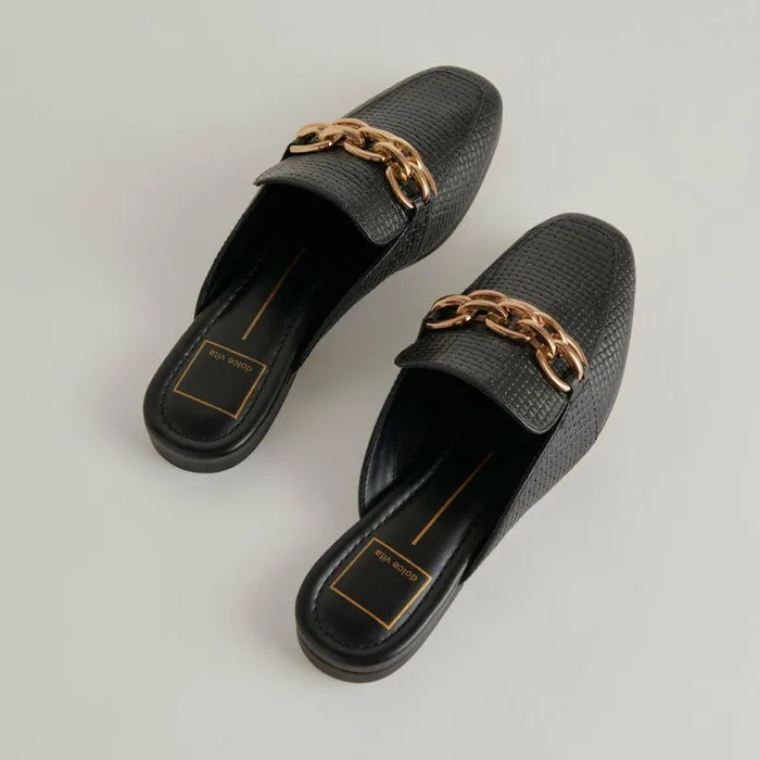 Flats and Loafers Shop Dolce Vita Solina Flats Onyx Woven Onyx Woven