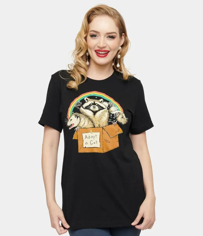 Forbidden Cats Unisex Graphic Tee Clothing Unique Vintage Graphic Tees