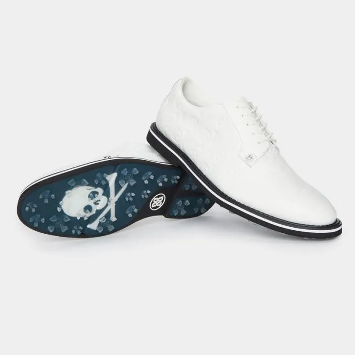 Golf Shoes Men GFORE MEN039S GALLIVANTER DEBOSSED SKULL and TEES LEATHER GOLF SHOE Snowonyx