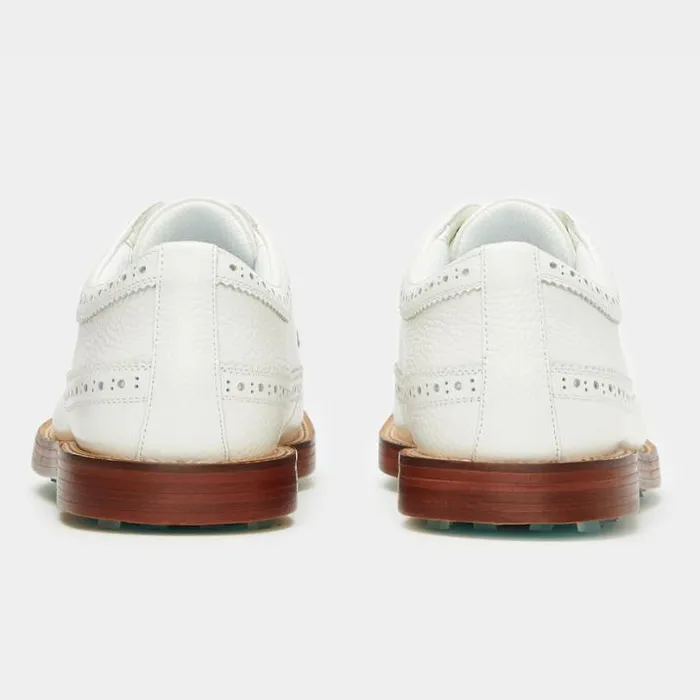 Golf Shoes Men GFORE MEN039S GALLIVANTER LEATHER LUXE SOLE LONGWING GOLF SHOE Snow