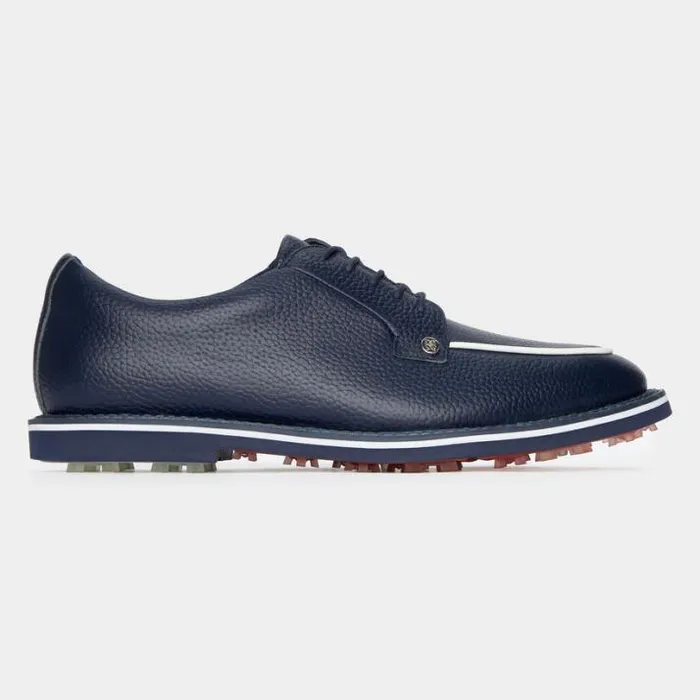 Golf Shoes Men GFORE MEN039S GALLIVANTER PEBBLE LEATHER CONTRAST MOC TOE GOLF SHOE Twilight Golf Shoes Men GFORE MEN039S GALLIVANTER PEBBLE LEATHER CONTRAST MOC TOE GOLF SHOE Twilight