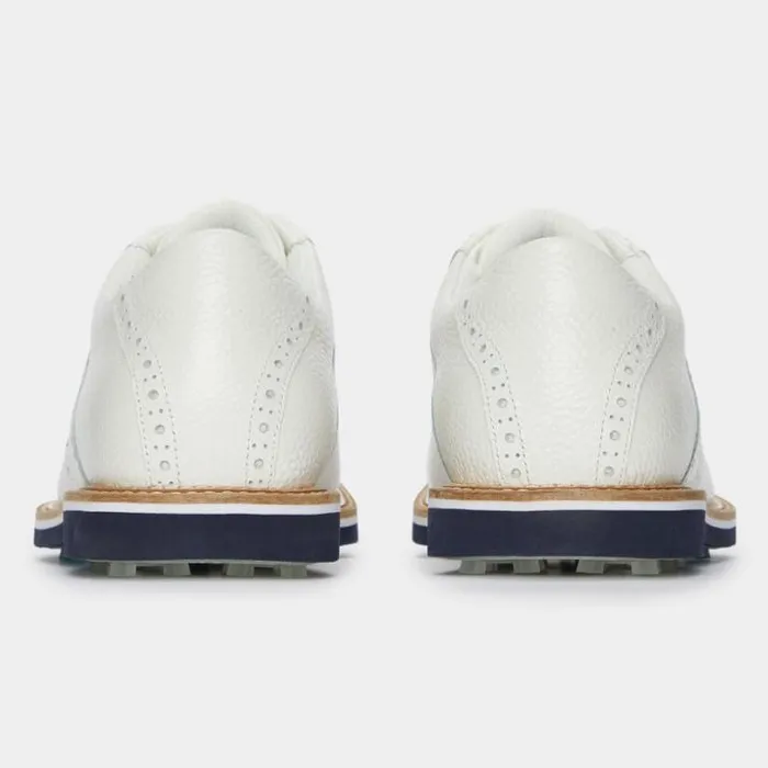 Golf Shoes Men GFORE MEN039S GALLIVANTER PEBBLE LEATHER SADDLE GOLF SHOE Snowtwilight
