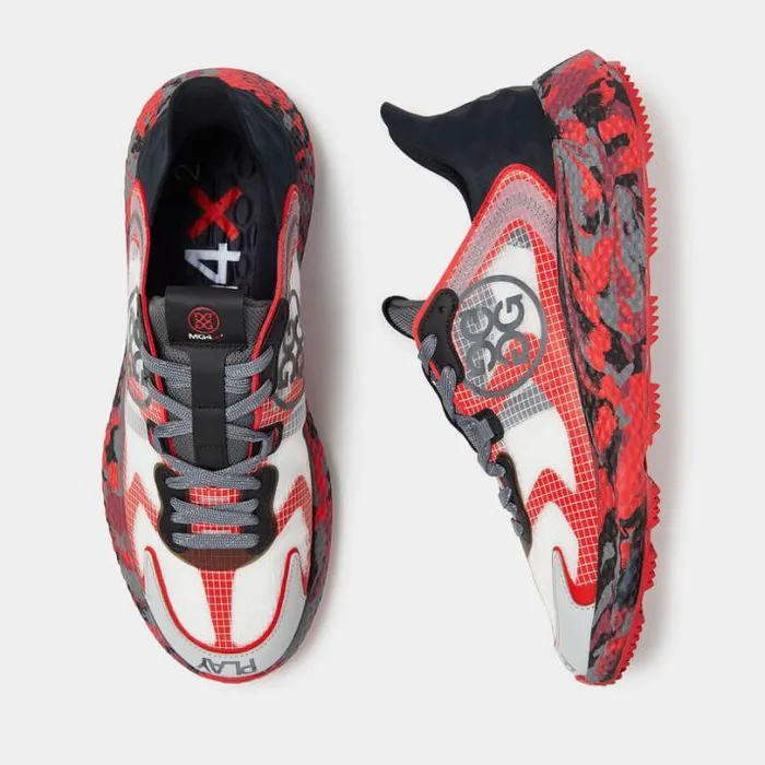 Golf Shoes Men GFORE MEN039S MG4X2 RIPSTOP CAMO HYBRID GOLF CROSS TRAINER Onyx Lava