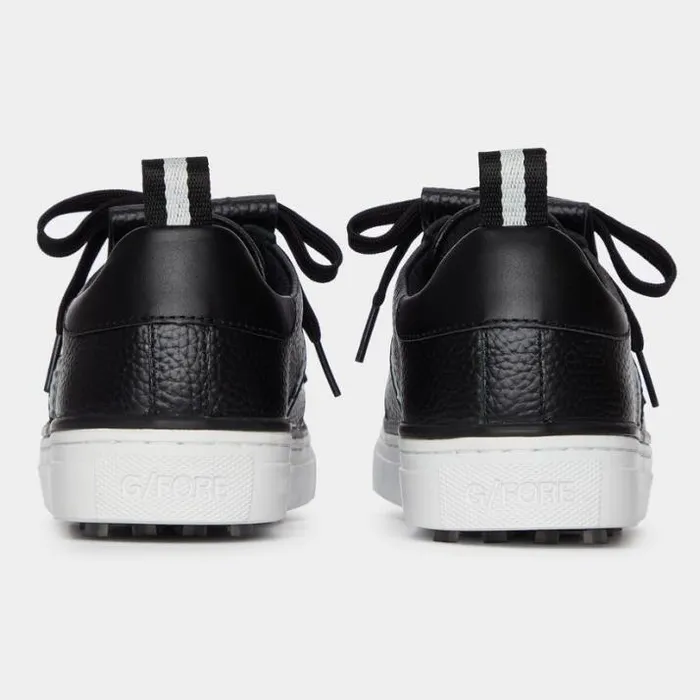 Golf Shoes Women GFORE WOMEN039S DURF PEBBLE LEATHER KILTIE GOLF SHOE Onyx