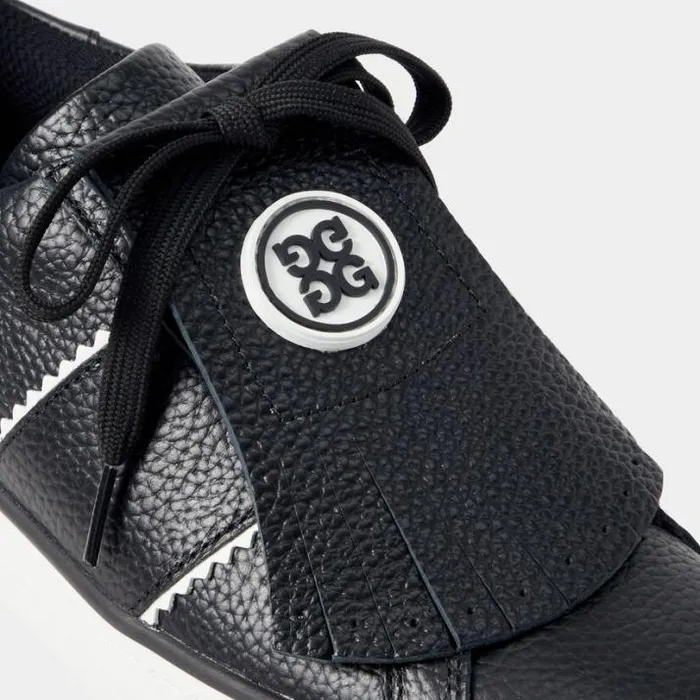 Golf Shoes Women GFORE WOMEN039S DURF PEBBLE LEATHER KILTIE GOLF SHOE Onyx
