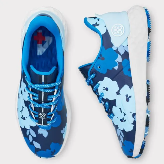 Golf Shoes Women GFORE WOMEN039S FLORAL MG4 GOLF SHOE Blueprint Floral