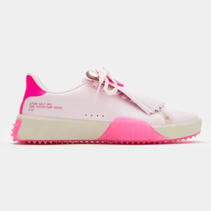 Golf Shoes Women GFORE WOMEN039S G112 PU LEATHER KILTIE GOLF SHOE Blush