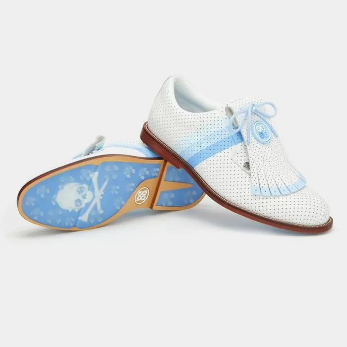 Golf Shoes Women GFORE WOMEN039S GALLIVANTER LEATHER LUXE SOLE KILTIE GOLF SHOE Snow