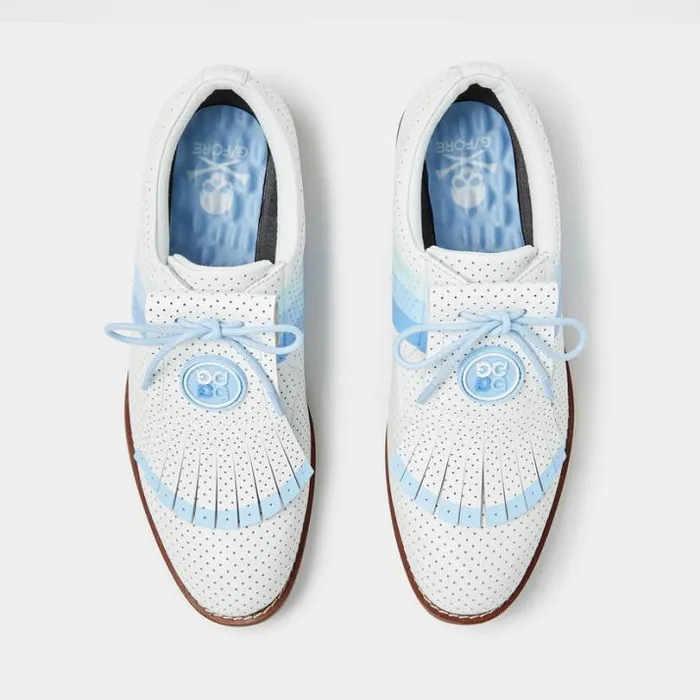 Golf Shoes Women GFORE WOMEN039S GALLIVANTER LEATHER LUXE SOLE KILTIE GOLF SHOE Snow