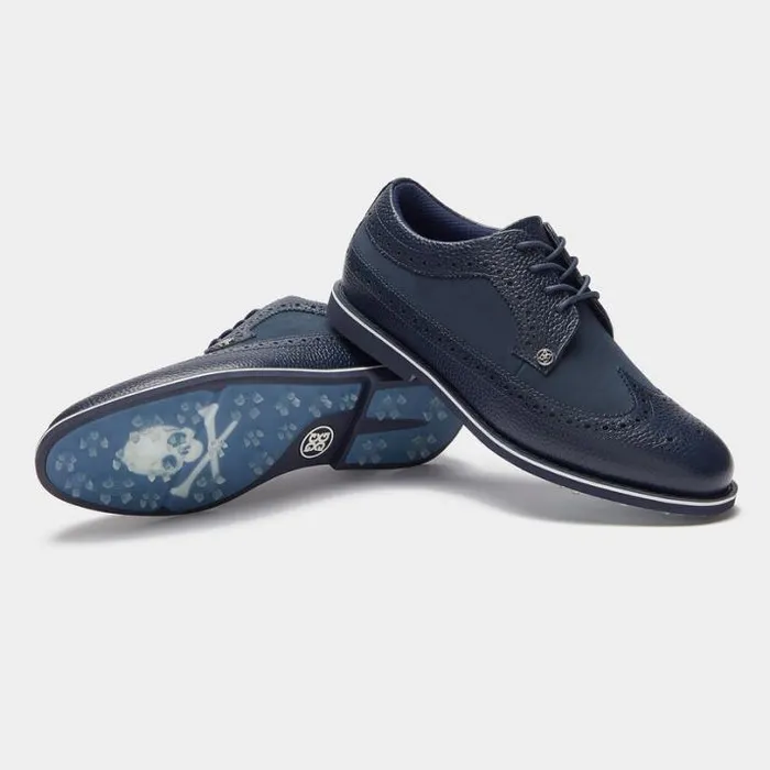Golf Shoes Women GFORE WOMEN039S GALLIVANTER NUBUCK LEATHER LONGWING GOLF SHOE Twilight