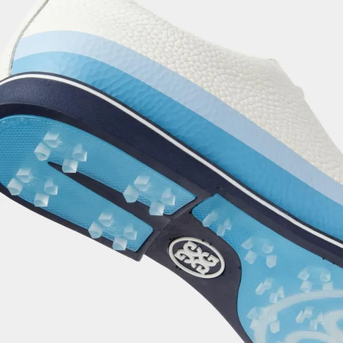 Golf Shoes Women GFORE WOMEN039S GALLIVANTER PEBBLE LEATHER TUXEDO GOLF SHOE Cielo