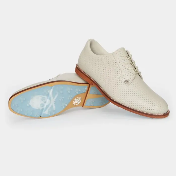 Golf Shoes Women GFORE WOMEN039S GALLIVANTER PERFORATED LEATHER LUXE SOLE GOLF SHOE Stone