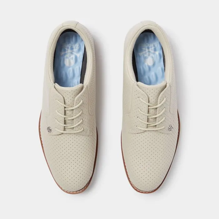 Golf Shoes Women GFORE WOMEN039S GALLIVANTER PERFORATED LEATHER LUXE SOLE GOLF SHOE Stone