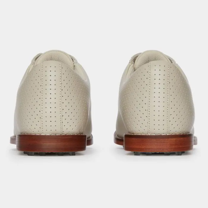Golf Shoes Women GFORE WOMEN039S GALLIVANTER PERFORATED LEATHER LUXE SOLE GOLF SHOE Stone