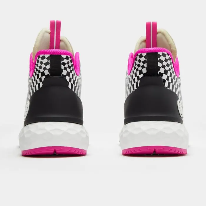 Golf Shoes Women GFORE WOMEN039S MG4 TPU DISTORTED CHECK MIDTOP GOLF SHOE Onyx