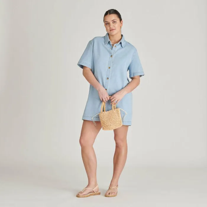 Handbags Shop Dolce Vita Bess Handbag Natural Wood Natural Wood