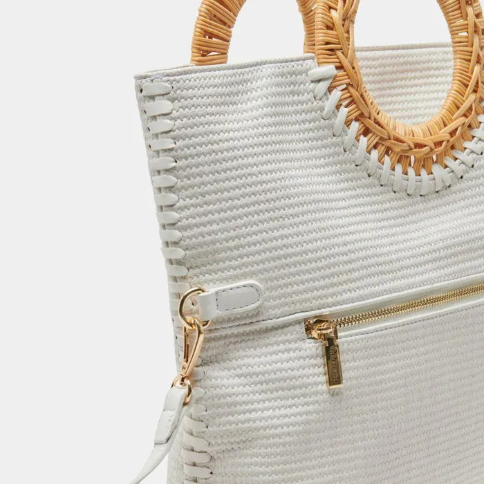 Handbags Shop Dolce Vita Lilah Clutch White Embossed Faux Leather White Leather Clutch White Embossed Faux Leather