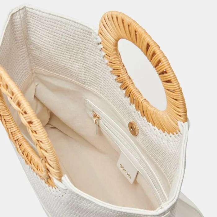 Handbags Shop Dolce Vita Lilah Clutch White Embossed Faux Leather White Leather Clutch White Embossed Faux Leather