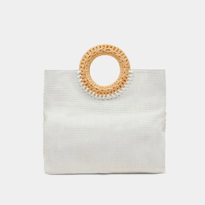 Handbags Shop Dolce Vita Lilah Clutch White Embossed Faux Leather White Leather Clutch White Embossed Faux Leather