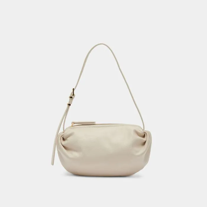 Handbags Shop Dolce Vita Livi Shoulder Bag Ivory Leather Ivory Leather