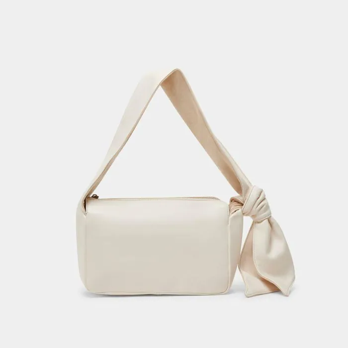Handbags Shop Dolce Vita Maude Shoulder Bag White Faux Leather White Faux Leather