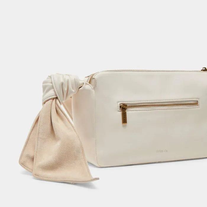Handbags Shop Dolce Vita Maude Shoulder Bag White Faux Leather White Faux Leather