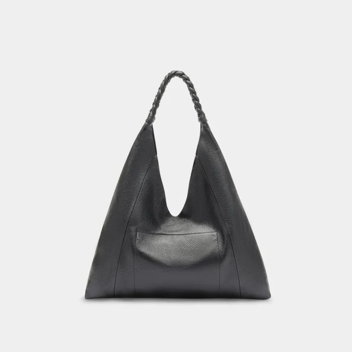 Handbags Shop Dolce Vita Mia Tote Black Leather Black Leather