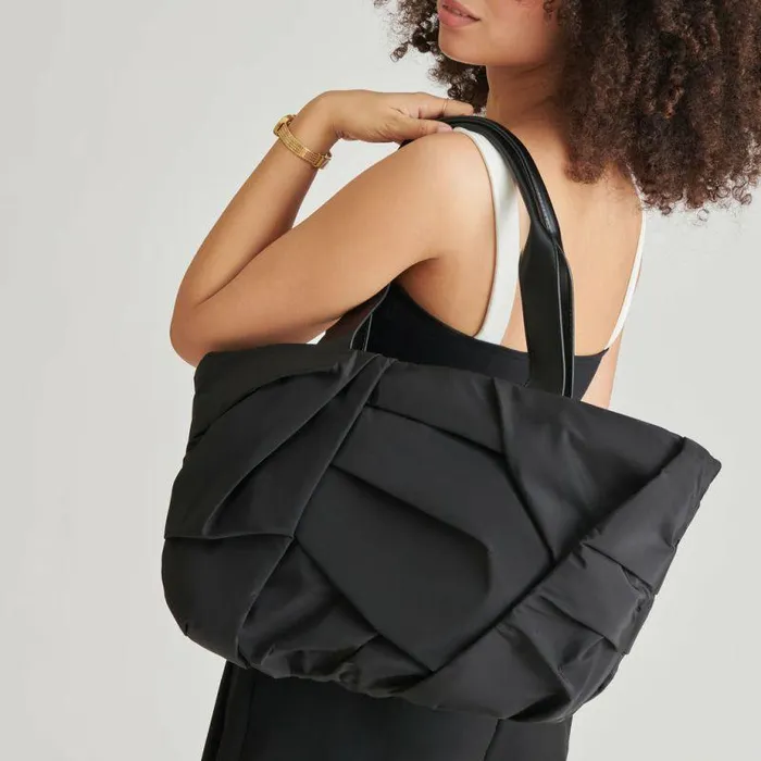Handbags Shop Dolce Vita Tammy Tote Black Nylon Black Nylon