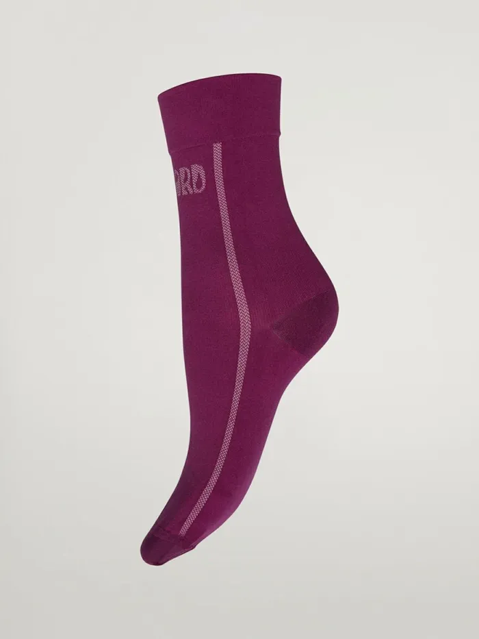 Happy Logo Socks Mineral Redoff White Women Wolford Socks