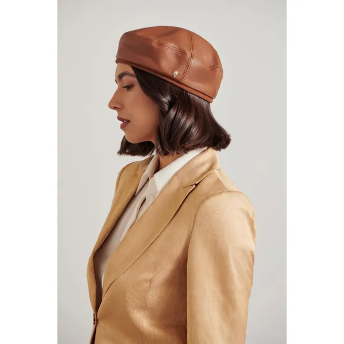 Hats Beanies and Berets Helen Kaminski Sirico Toffee