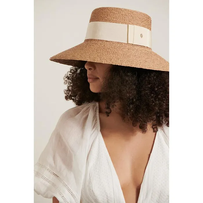 Hats Boaters Helen Kaminski Easton Nougatcream