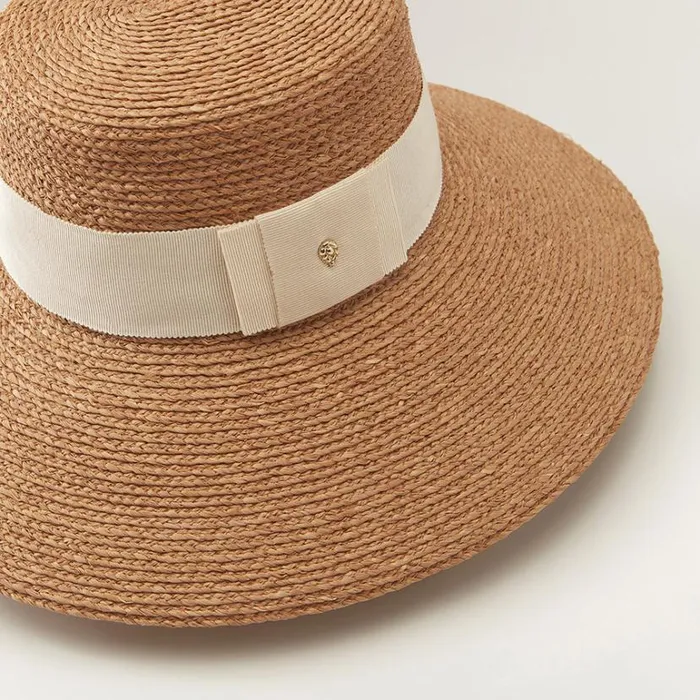 Hats Boaters Helen Kaminski Easton Nougatcream