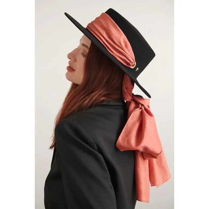 Hats Boaters Helen Kaminski Falaise Blackblossom