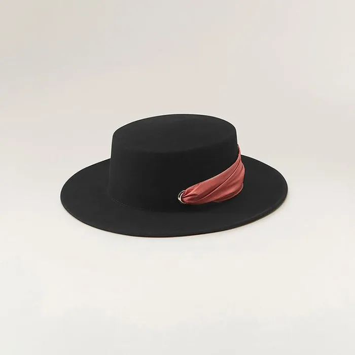 Hats Boaters Helen Kaminski Falaise Blackblossom