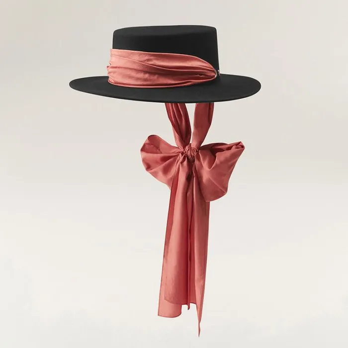 Hats Boaters Helen Kaminski Falaise Blackblossom