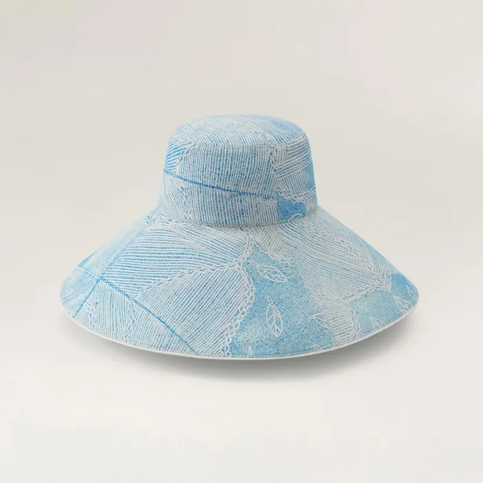 Hats Bucket Helen Kaminski HK X Bbbarra Wide Brim Blue