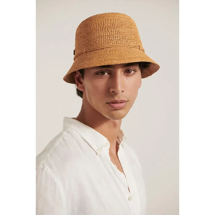 HatsMen Bucket Helen Kaminski Britton Golden Harvest