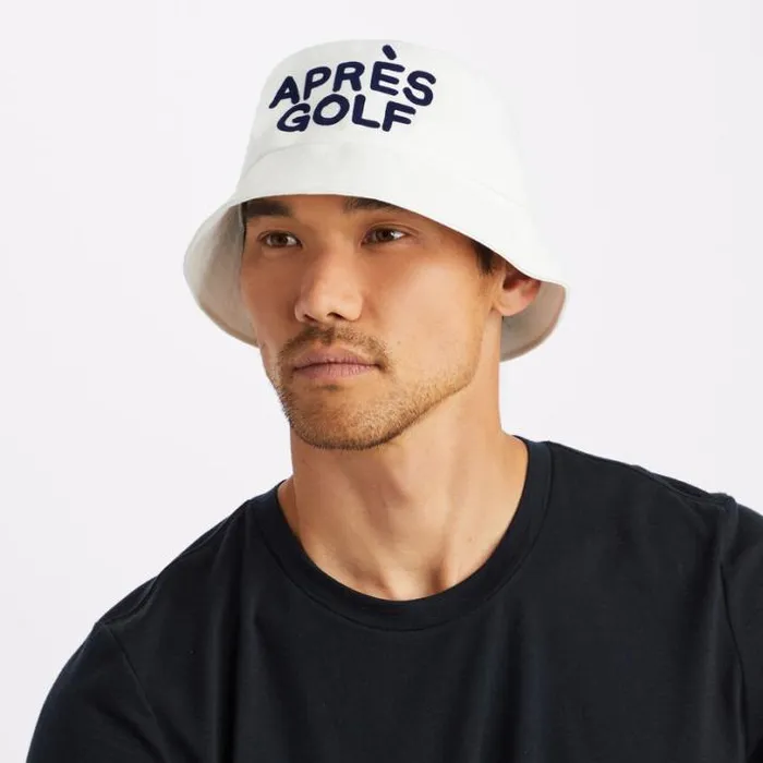 Hats Men GFORE APRS GOLF COTTON TWILL BUCKET HAT Snow