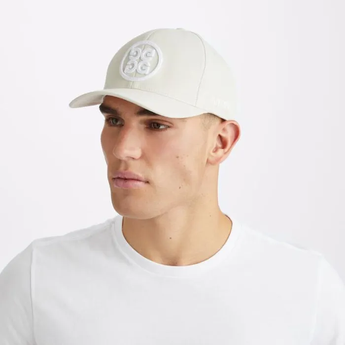 Hats Men GFORE CIRCLE G039S STRETCH TWILL SNAPBACK HAT Stone
