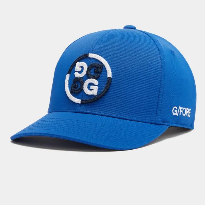Hats Men GFORE COLOUR BLOCK CIRCLE G039S STRETCH TWILL SNAPBACK HAT Racer