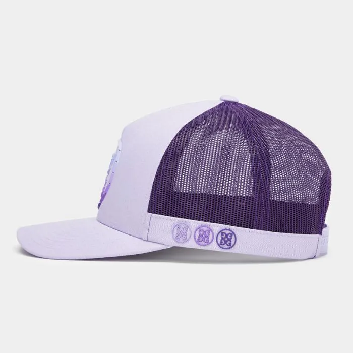 Hats Men GFORE GRADIENT CIRCLE G039S COTTON TWILL TRUCKER HAT Aura