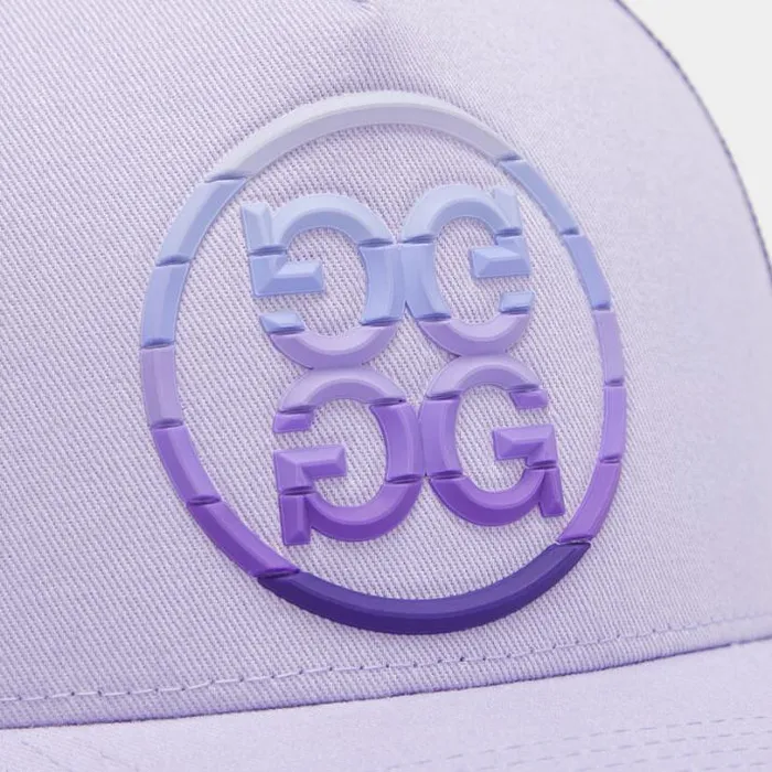 Hats Men GFORE GRADIENT CIRCLE G039S COTTON TWILL TRUCKER HAT Aura