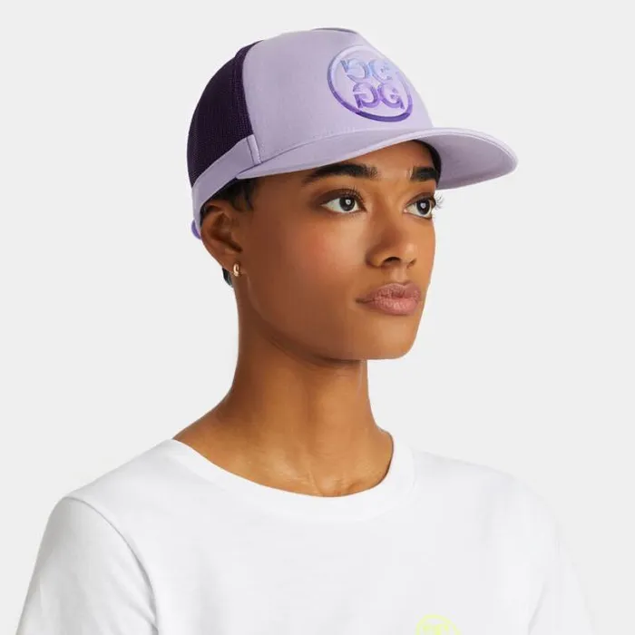 Hats Men GFORE GRADIENT CIRCLE G039S COTTON TWILL TRUCKER HAT Aura