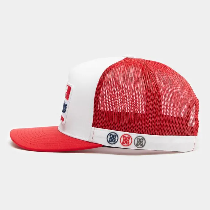 Hats Men GFORE HELLO INTERLOCK KNIT TRUCKER HAT Snow