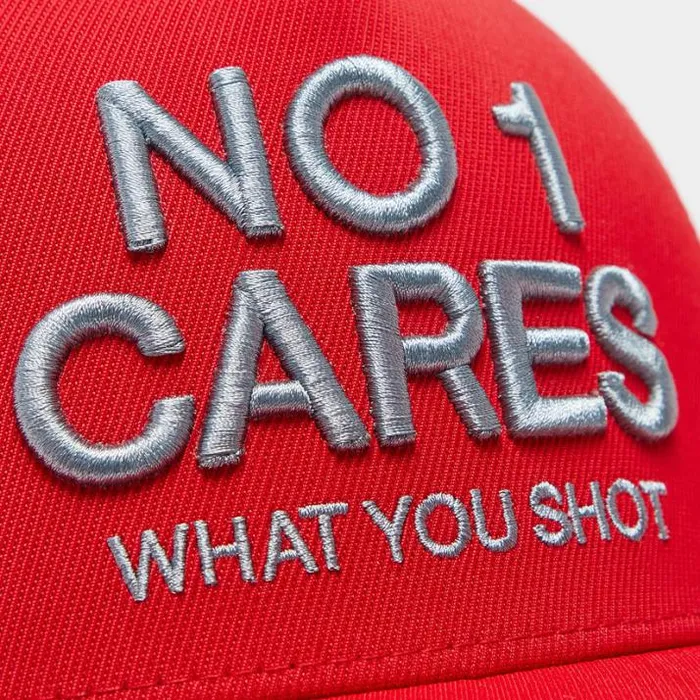 Hats Men GFORE NO 1 CARES STRETCH TWILL SNAPBACK HAT Poppy