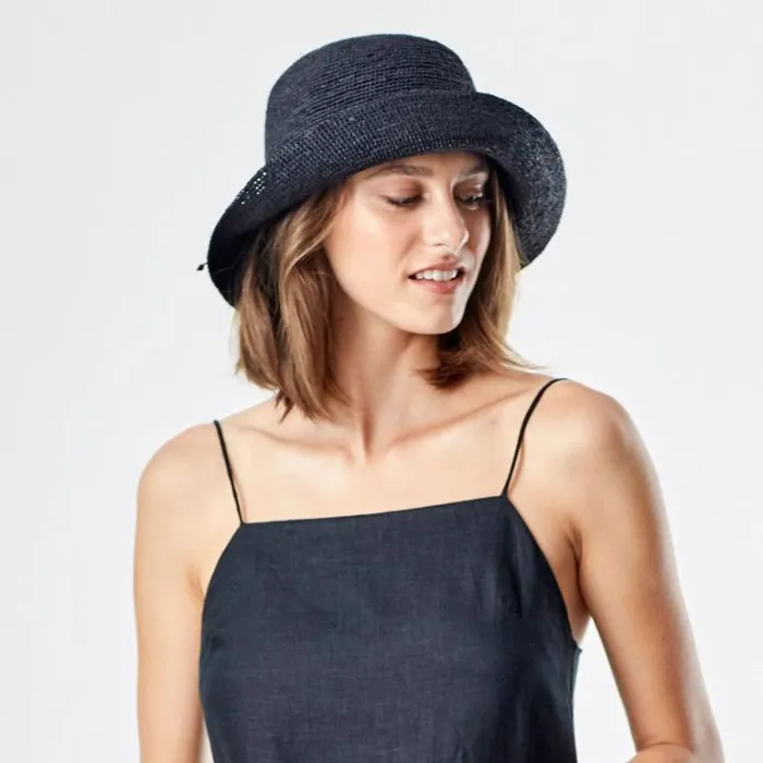 Hats Rollable and Packable Helen Kaminski Provence 8 Charcoal