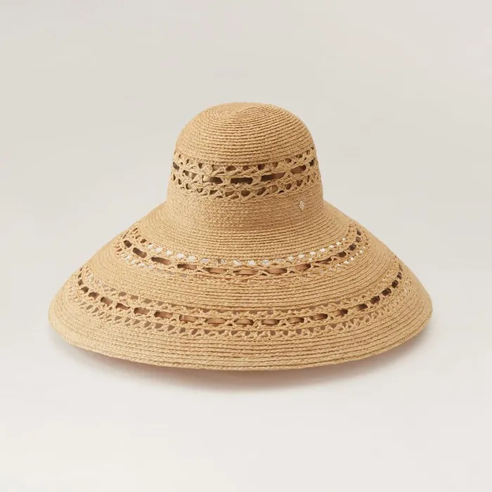 Hats Round Crown Helen Kaminski Agni Natural Bronze