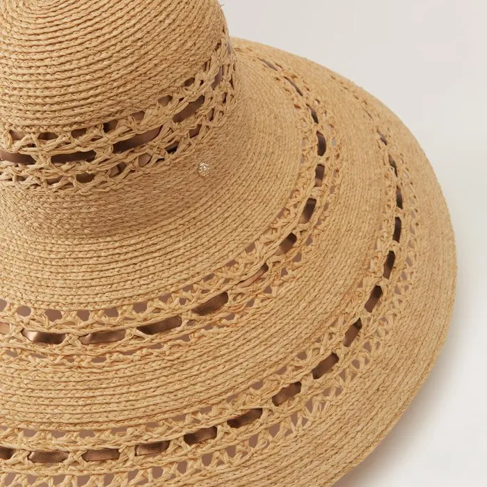 Hats Round Crown Helen Kaminski Agni Natural Bronze