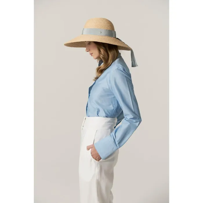 Hats UPF 50 Helen Kaminski Cori Natural Chalk Blue