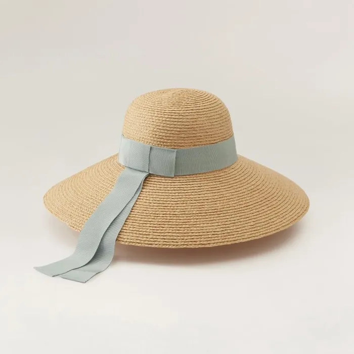 Hats UPF 50 Helen Kaminski Cori Natural Chalk Blue